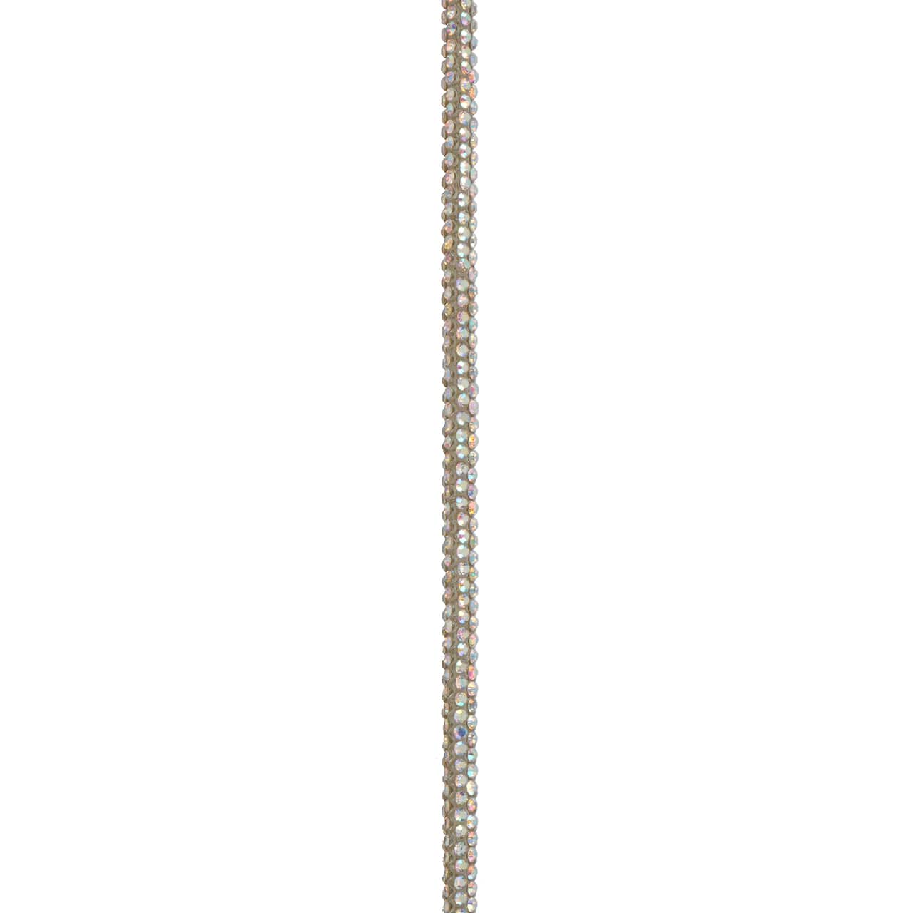 3.5mm Crystal AB Glass Rhinestone Cord, 6yd. by Bead Landing™